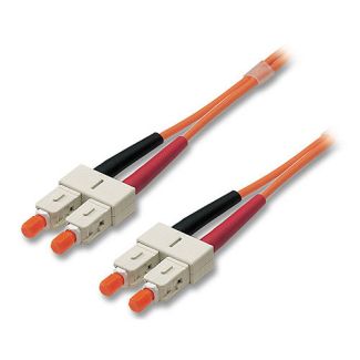 Lindy LWL Duplex SC/SC 50/125 2.0m InfiniBand/fibre optic cable 2 m Orange