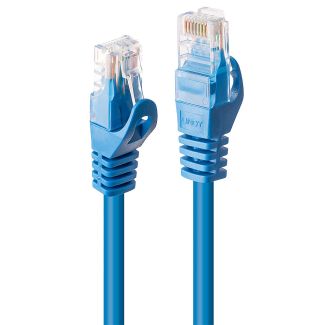 Lindy Rj45/Rj45 Cat6 10m networking cable Blue U/UTP (UTP)