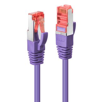 Lindy Rj45/Rj45 Cat6 0.3m cavo di rete Viola 0,3 m S/FTP (S-STP)