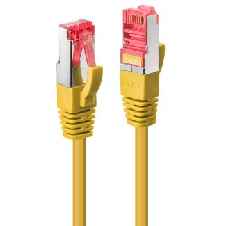 Lindy Rj45/Rj45 Cat6 0.3m networking cable Yellow S/FTP (S-STP)