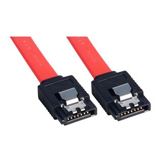 Lindy SATA Cable, 0.5m cavo SATA 0,5 m Rosso