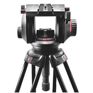 Manfrotto 509 HD testa per treppiede Nero Alluminio 3/8" Panoramic head