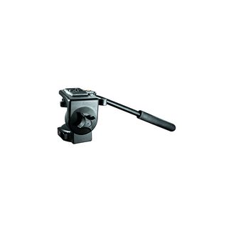 Manfrotto Micro Fluid Video Head + QRCP tripod head Black Aluminium