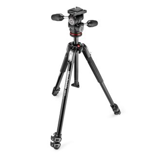 Manfrotto MK190X3-3W1 treppiede Fotocamere digitali/film 3 gamba/gambe Nero