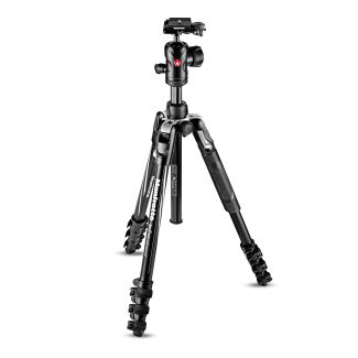 Manfrotto MKBFRLA4BK-BH tripod 3 leg(s) Black, Silver