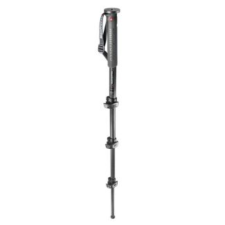 Manfrotto MPMXPROC4 camera monopod 1/4, 3/8" Carbon fiber Black