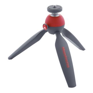 Manfrotto MTPIXI-RD treppiede Fotocamere digitali/film 3 gamba/gambe Grigio, Rosso