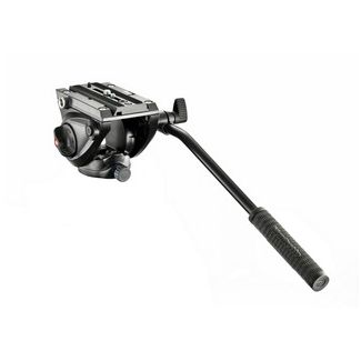 Manfrotto MVH500AH tripod head Black Aluminium 3/8"