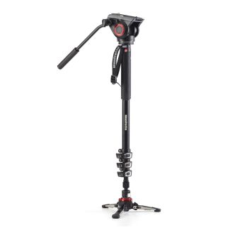 Manfrotto MVMXPRO500 camera monopod 1/4, 3/8" Aluminium Black