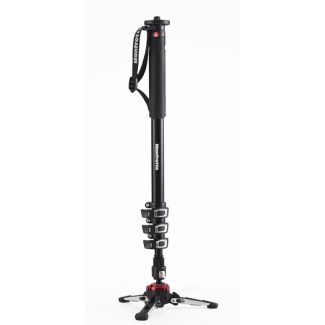 Manfrotto MVMXPROA4 camera monopod 1/4, 3/8" Aluminium Black