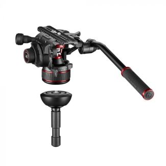 Manfrotto Nitrotech 612 Carbon tripod head Black Carbon fiber 1/4, 3/8" Fluid