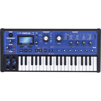 Novation MiniNova MIDI keyboard 37 keys USB Black, Blue, White