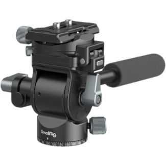 SmallRig 4104 tripod head Black Aluminium, Polyoxymethylene (POM), Silicone, Stainless steel Ball