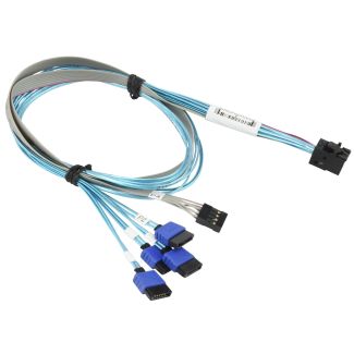 Supermicro CBL-SAST-0948 Serial Attached SCSI (SAS) cable 0.6 m Blue, Grey