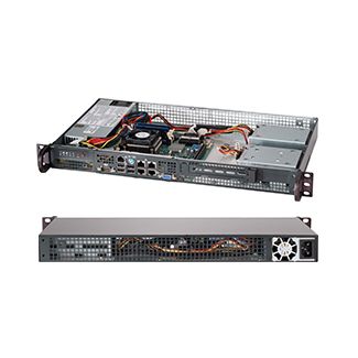 Supermicro CSE-505-203B sistema barebone per server Rack (1U)