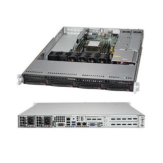 Supermicro CSE-815TQC-R504WB2 computer case Supporto Nero 500 W