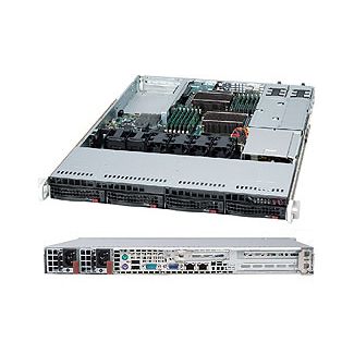 Supermicro CSE-815TQC-R706WB computer case Rack Black 750 W