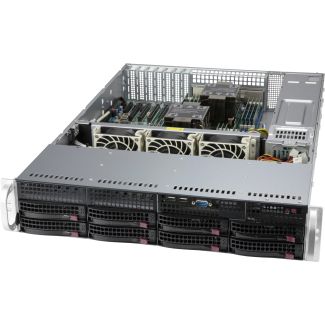 Supermicro CSE-825BTQC-R1K23LPB computer case Rack Black 1200 W