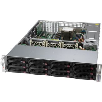 Supermicro CSE-826BAC12-R802LPB computer case Supporto Grigio 800 W