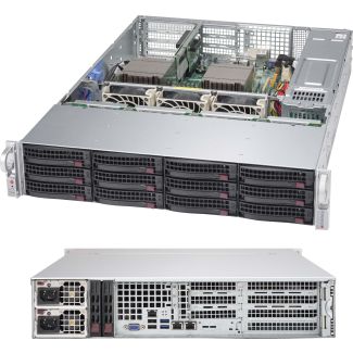 Supermicro CSE-826BAC4-R920WB computer case Supporto Nero 920 W