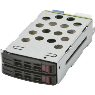 Supermicro MCP-220-82616-0N pannello drive bay 2x 5,25" Pannello portante Nero, Metallico