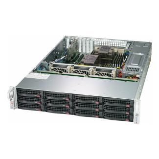 Supermicro SSG-620P-ACR12L server barebone Intel C621A LGA 4189 Rack (2U) Black, Silver