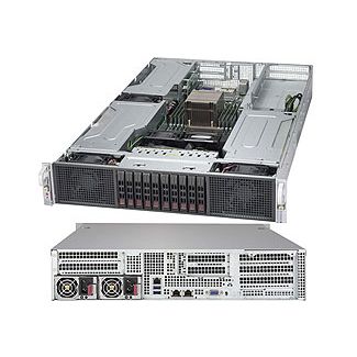 Supermicro Super Server 2029GP-TR Intel® C621 LGA 3647 (Socket P) Armadio (2U) Nero