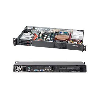 Supermicro SuperChassis 510T-203B Rack Black 200 W