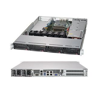 Supermicro SuperServer 5019S-W4TR Intel® C236 LGA 1151 (Socket H4) Rack (1U) Black