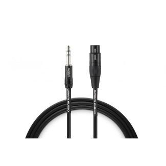 Warm Audio PREM-XLRF-TRSM-3 audio cable 0.9 m XLR 6.35mm TRS Black