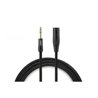 Warm Audio PREM-XLRM-TRSM-3 audio cable 0.9 m 6.35mm TRS XLR Black