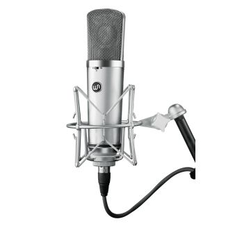 Warm Audio WA-67 microphone Silver Studio microphone