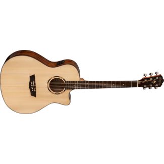 Washburn Guitars WLO10SCE-O-U chitarra Chitarra acustica Classico 6 corde Legno