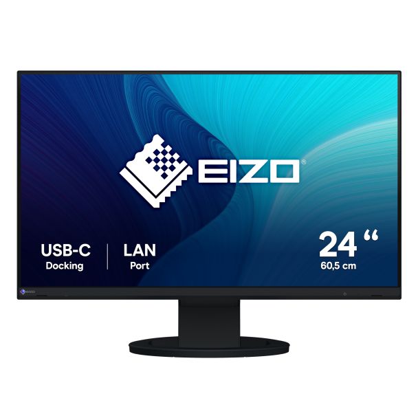 EIZO FlexScan EV2490-BK LED display 60.5 cm (23.8") 1920 x 1080 pixels Full HD Black