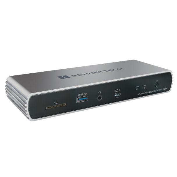 Sonnet Echo 11 Thunderbolt 4 HDMI Dock Docking Black, Silver