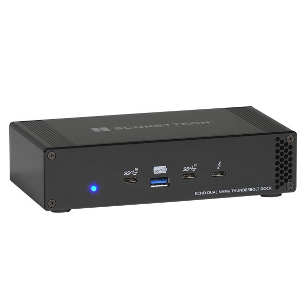 Sonnet Echo Dual NVMe Thunderbolt Dock Cablato Nero