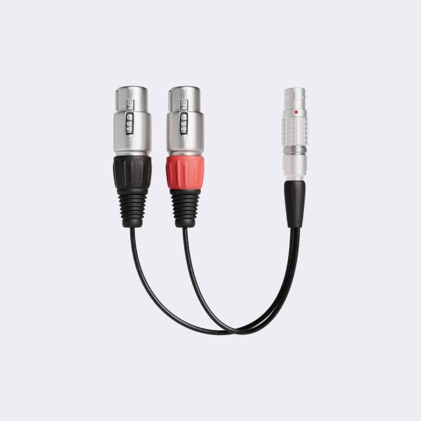 Atomos ATOMCAB017 audio cable 2 x XLR Black, Red, Silver