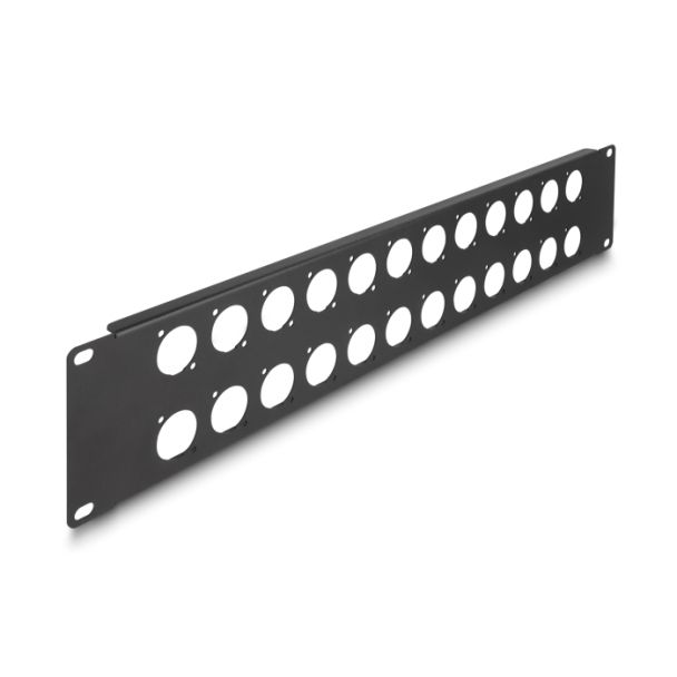 DeLOCK 19″ D-Type Patch Panel 24 port 2U black