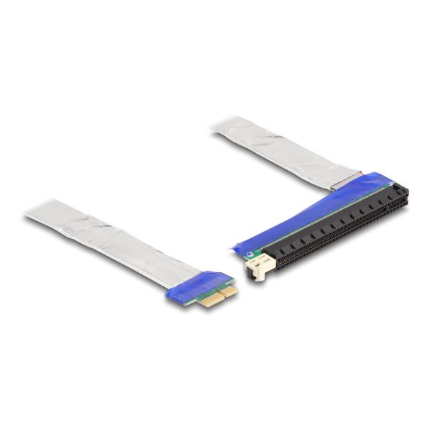 DeLOCK Riser Card PCI Express x1 male to x16 slot with cable 20 cm