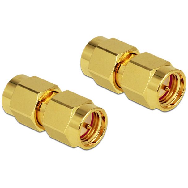 DeLOCK 88726 cable gender changer SMA Gold