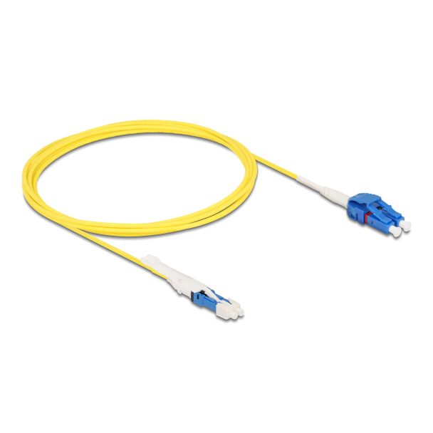 DeLOCK Optical Fiber Cable CS male to LC Duplex singlemode G657A2 / OS2 Uniboot 3 m