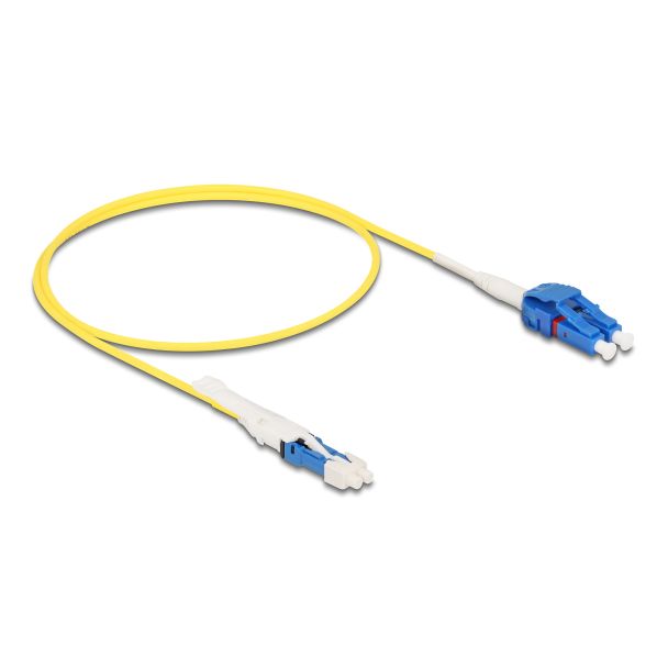 DeLOCK 88291 cavo InfiniBand e in fibra ottica 0,5 m CS LC Blu, Giallo