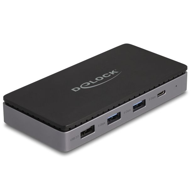 DeLOCK Docking station USB Type-C 4K - Dual HDMI MST / USB / Gibabit LAN / PD 3.0 85 W