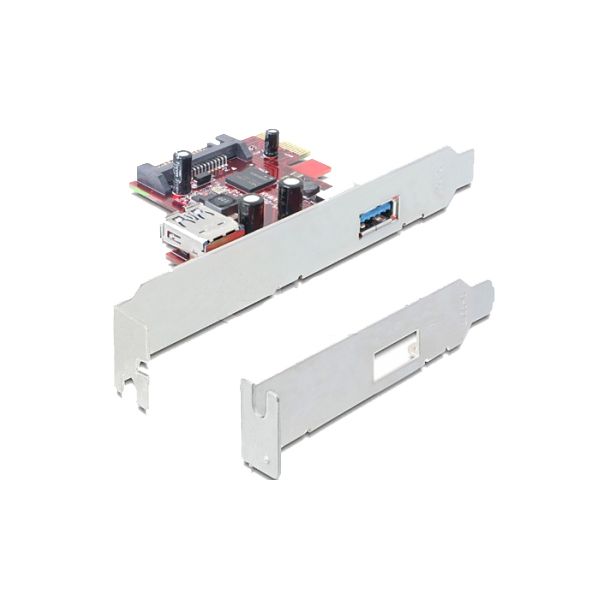 DeLOCK USB 3.0/PCI-E scheda di interfaccia e adattatore USB 3.2 Gen 1 (3.1 Gen 1)