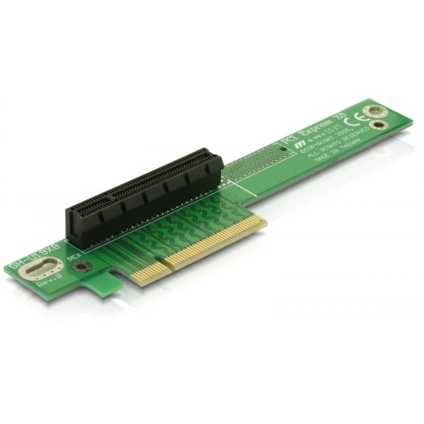 DeLOCK Riser PCIe x8 scheda di interfaccia e adattatore Interno