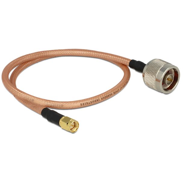 DeLOCK 88896 coaxial cable RG-142 0.4 m SMA