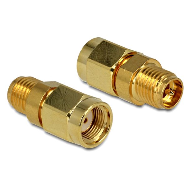 DeLOCK 88875 cable gender changer RP-SMA Gold