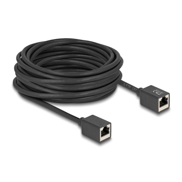 DeLOCK 90335 cavo di rete Nero 10 m Cat6a S/FTP (S-STP)