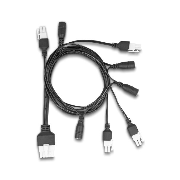 DeLOCK 90173 power cable Black 1 m 4 x DC