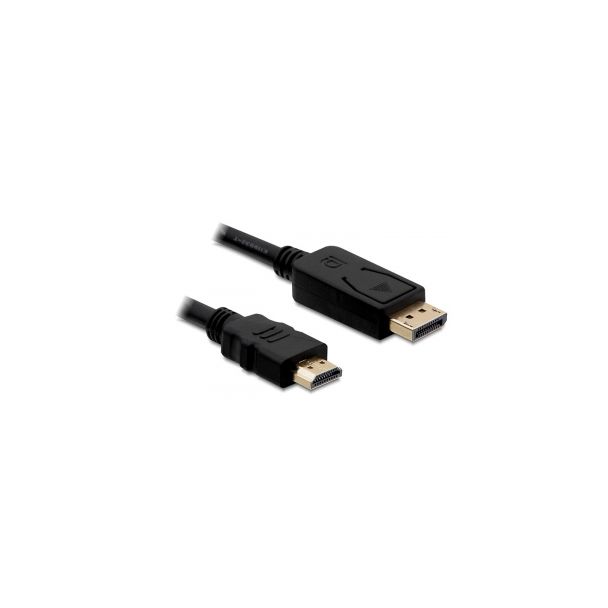 DeLOCK Cable Displayport > HDMI m/m 2m Nero